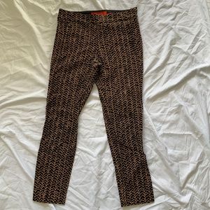 Anthropologie Patterned Work Pants